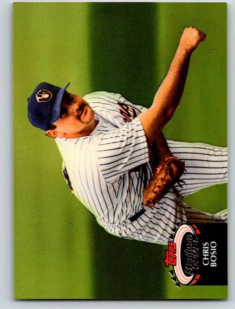 1992 Stadium Club #578 Chris Bosio Mint Image 1