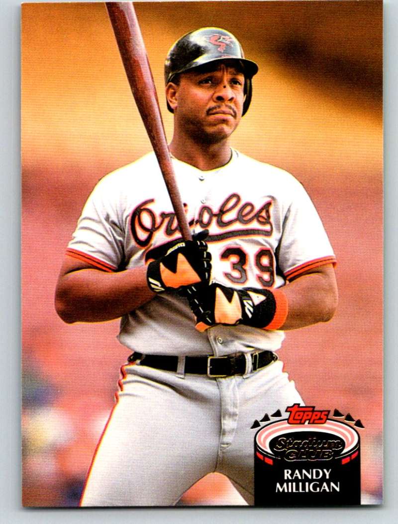 1992 Stadium Club #587 Randy Milligan Mint Image 1