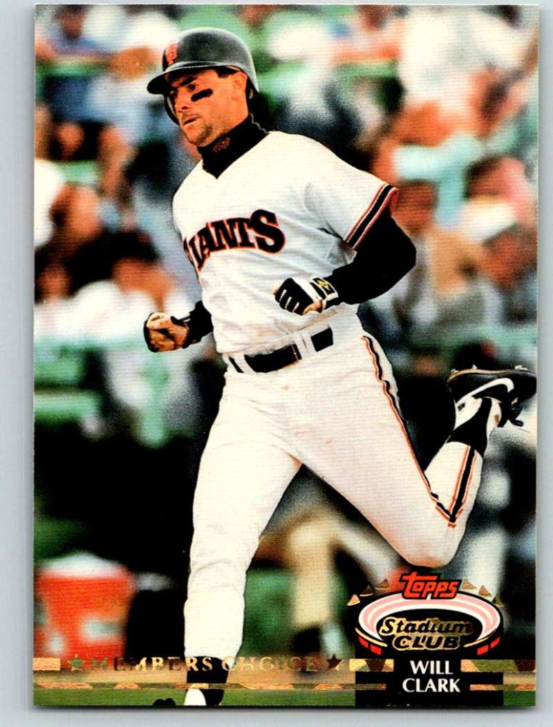 1992 Stadium Club #598 Will Clark MC Mint Image 1
