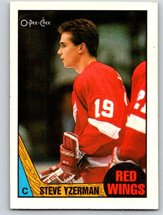 1987-88 O-Pee-Chee #56 Steve Yzerman Red Wings Mint