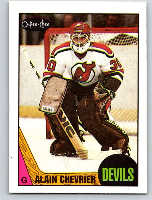 1987-88 O-Pee-Chee #58 Alain Chevrier NJ Devils Mint