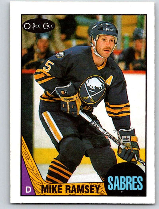 1987-88 O-Pee-Chee #63 Mike Ramsey Sabres Mint