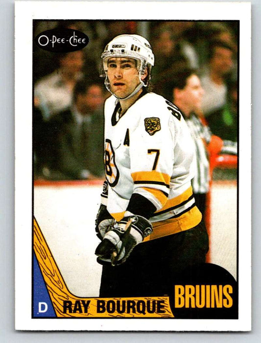 1987-88 O-Pee-Chee #87 Ray Bourque Bruins Mint