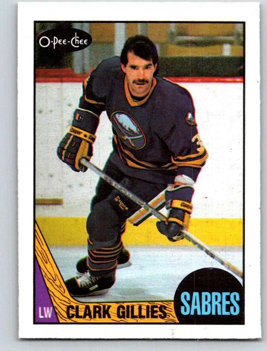 1987-88 O-Pee-Chee #96 Clark Gillies Sabres Mint