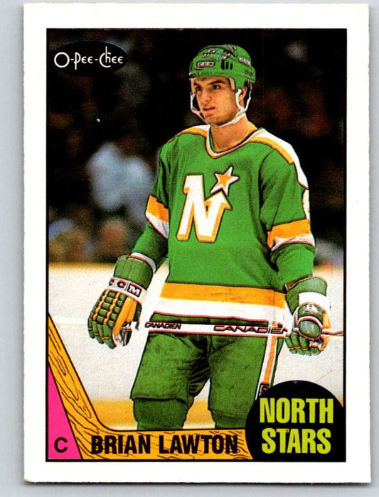 1987-88 O-Pee-Chee #145 Brian Lawton RC Rookie North Stars Mint