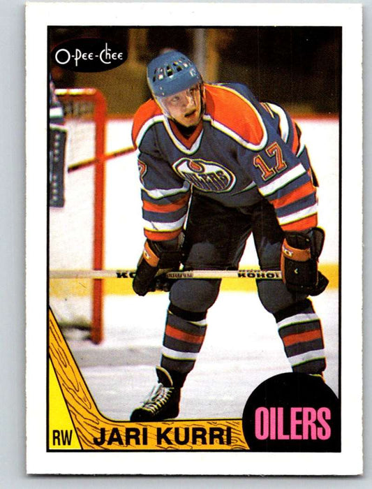 1987-88 O-Pee-Chee #148 Jari Kurri Oilers Mint