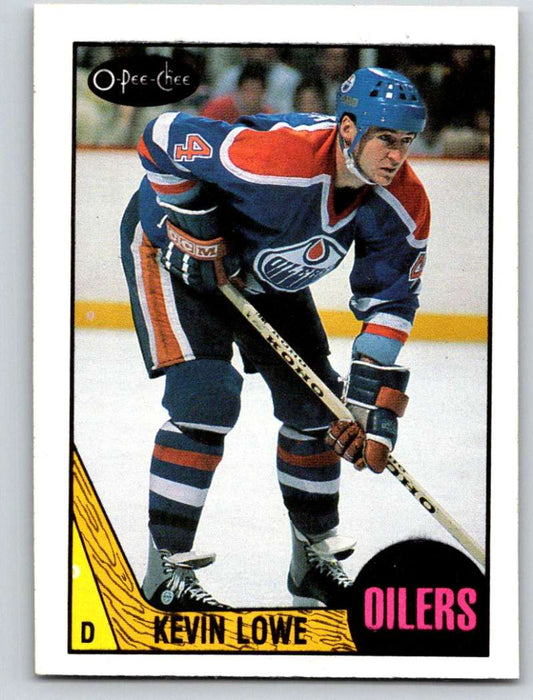 1987-88 O-Pee-Chee #200 Kevin Lowe Oilers Mint