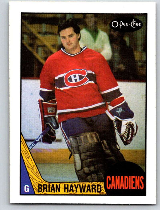 1987-88 O-Pee-Chee #230 Brian Hayward Canadiens Mint