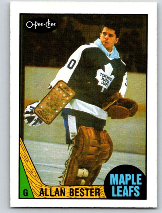 1987-88 O-Pee-Chee #236 Allan Bester Maple Leafs Mint