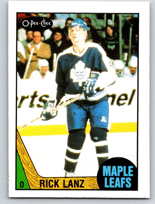 1987-88 O-Pee-Chee #239 Rick Lanz Maple Leafs Mint