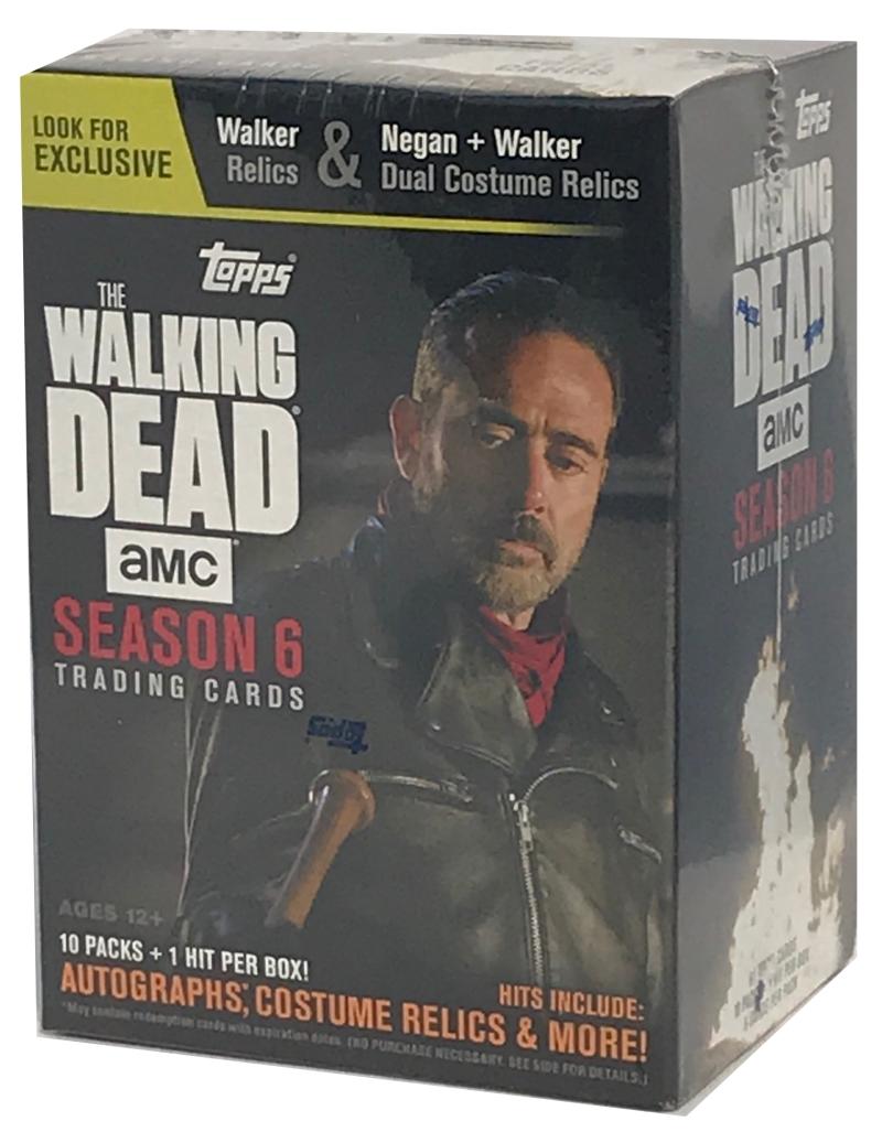 (HCW) 2017 Topps The Walking Dead Season 6 Negan AMC Sealed BOX - 1 Auto/Relic