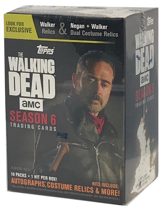 (HCW) 2017 Topps The Walking Dead Season 6 Negan AMC Sealed BOX - 1 Auto/Relic