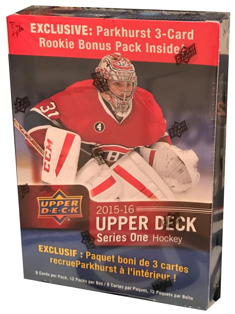 2015-16 Upper Deck Series 1 Blaster Jumbo Box - Connor McDavid Young Guns (Canadian Exclusive)