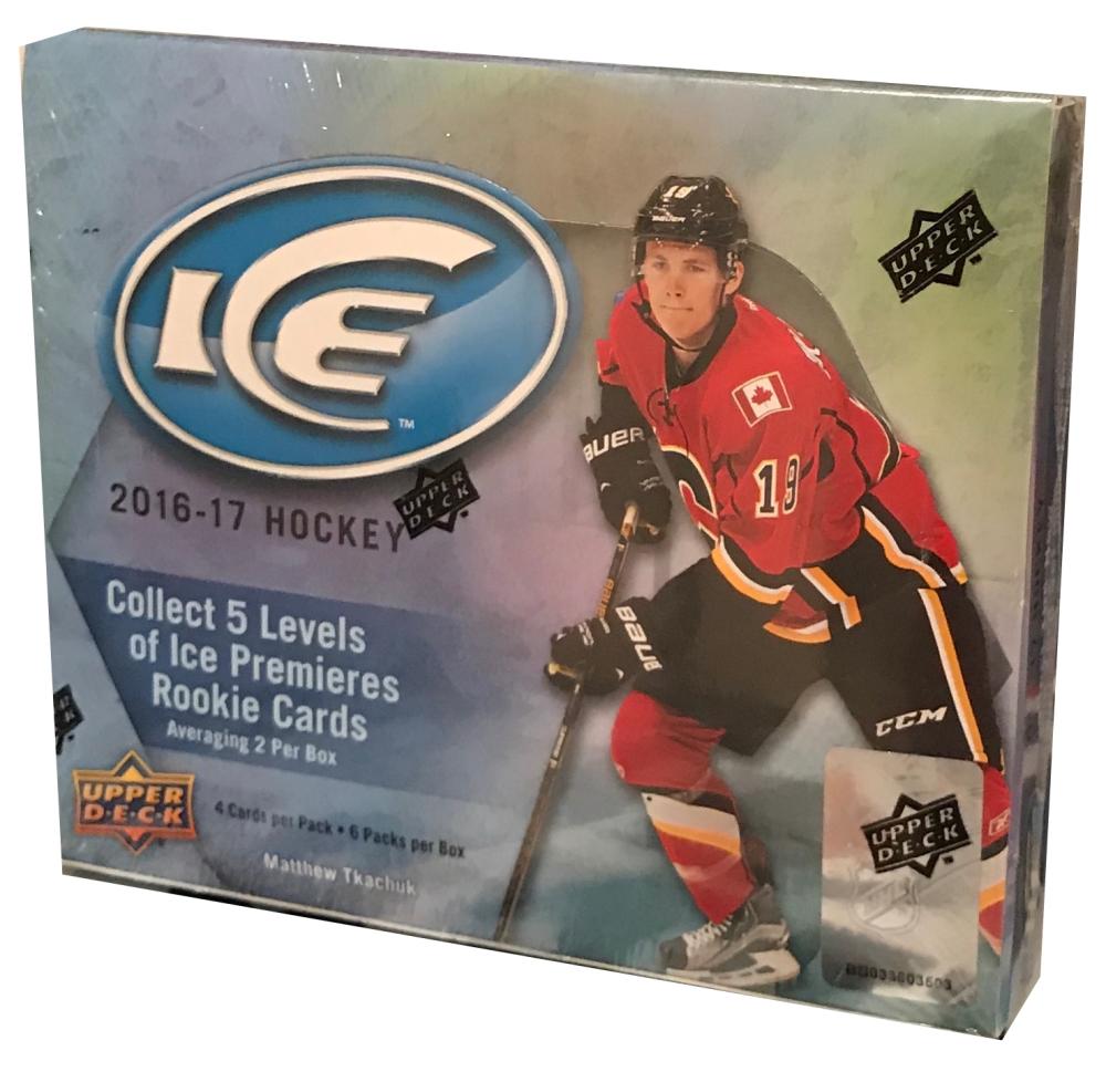 2016-17 Upper Deck Ice Hobby Hockey Sealed Box - Matthews, Barzal Rookie