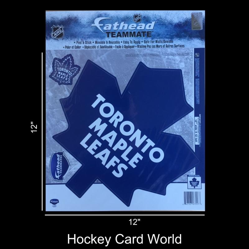 Toronto Maple Leafs 12" Fathead Jumbo Multi-Use Coloured Decal Sticker