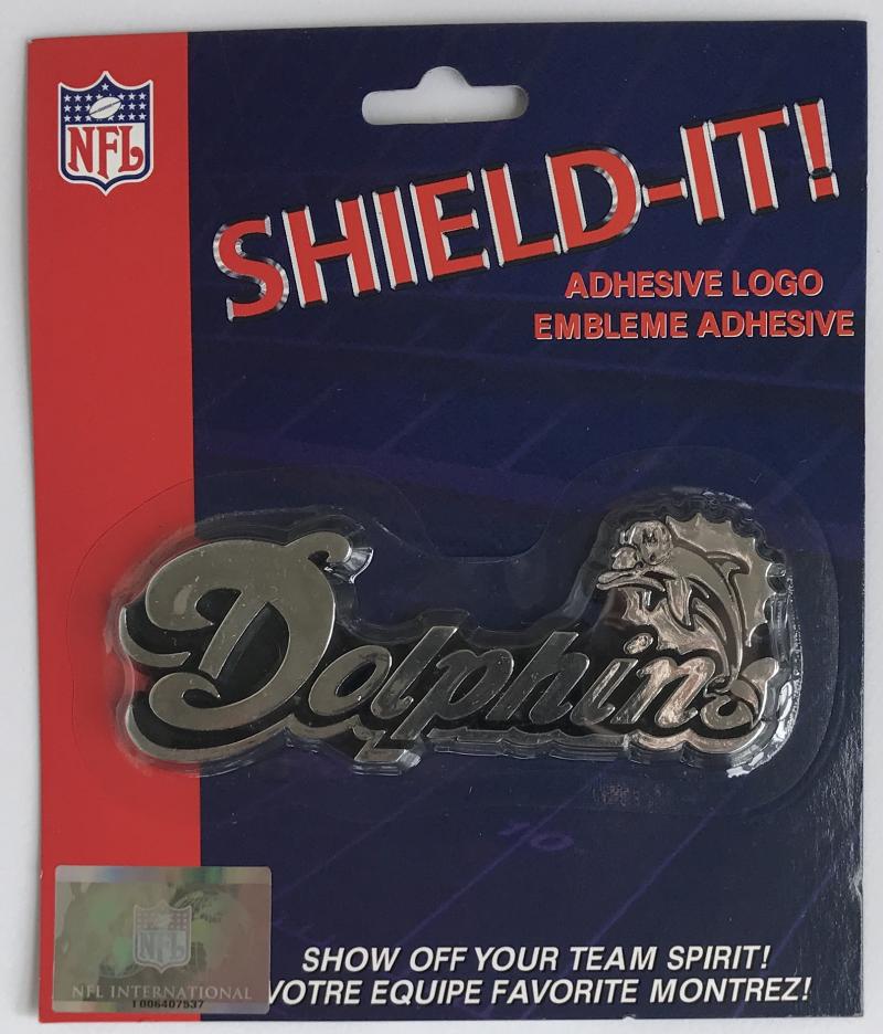 Miami Dolphins Adhesive Logo Emblem for Car, Fridge, Mirror etc. Image 1
