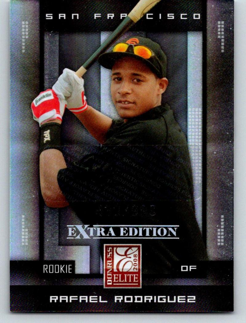 2008 Donruss Elite Extra Edition #185 Rafael Rodriguez Auto 430/999 03510 Image 1