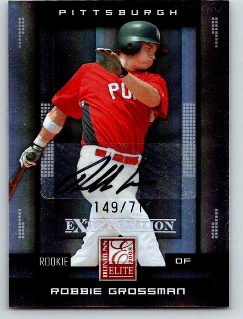 2008 Donruss Elite Extra Edition #182 Robbie Grossman Auto 149/719 03511