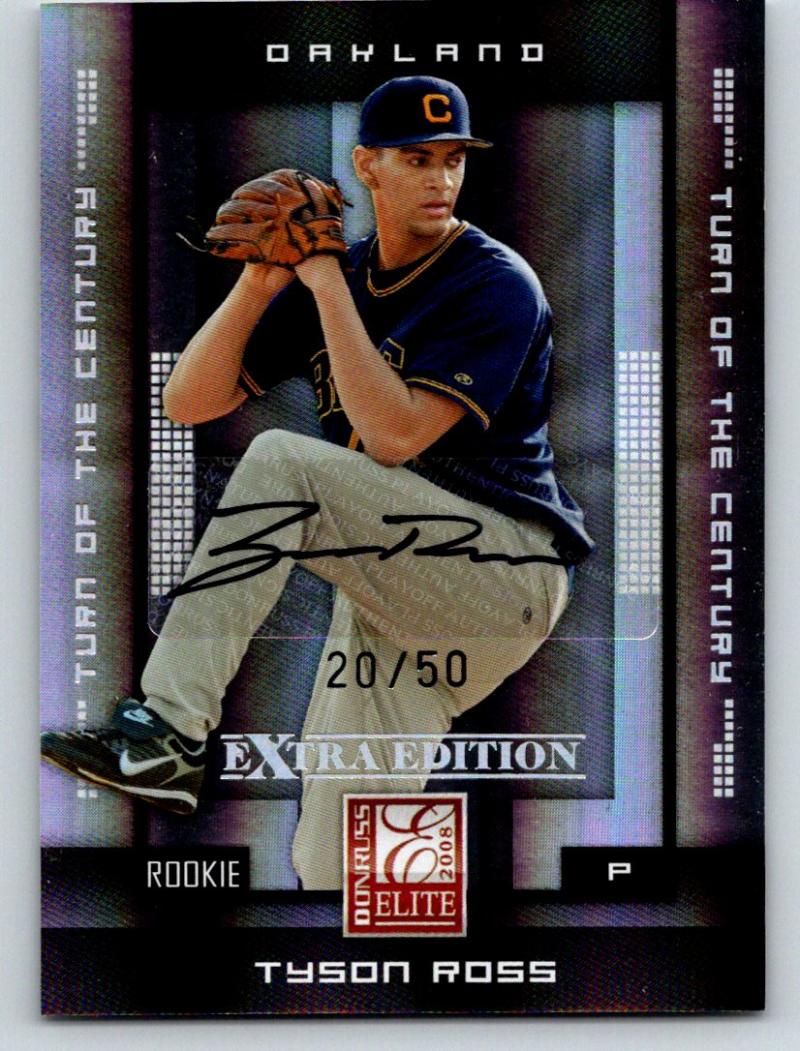 2008 Donruss Elite Extra Edition Signature #164 Tyson Ross 20/50 03513