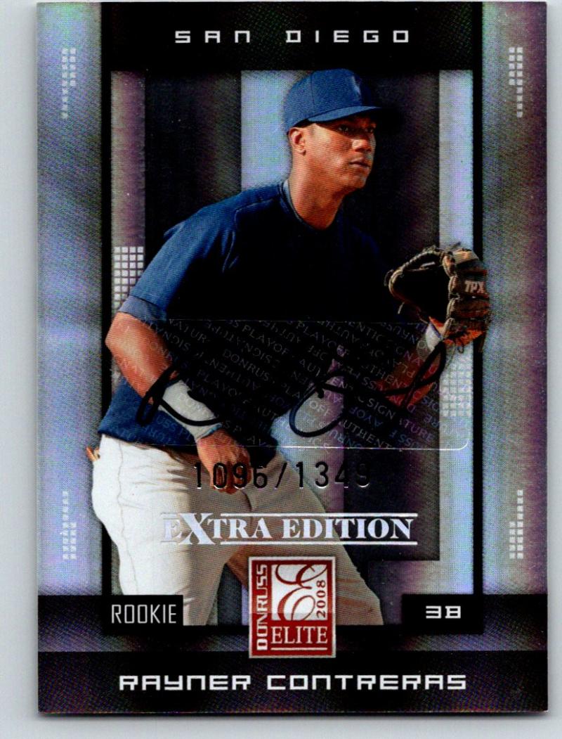 2008 Donruss Elite Extra Edition #155 Rayner Contreras Auto 1096/1349 03514 Image 1