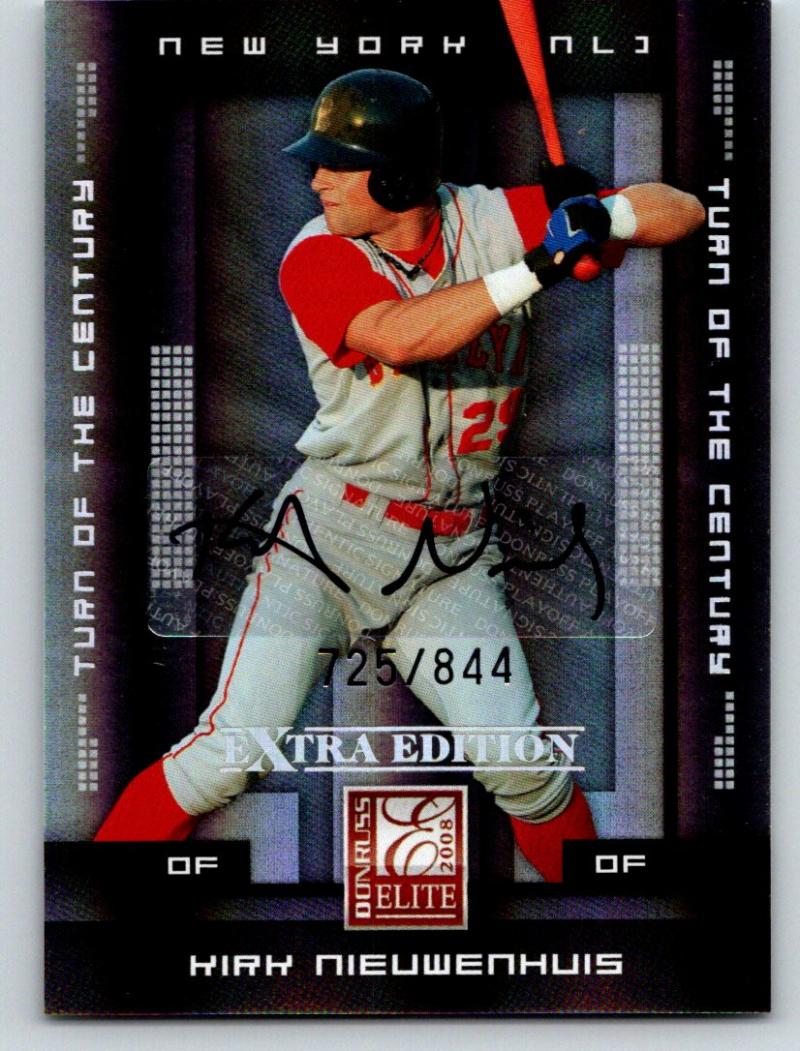 2008 Donruss Elite Extra Edition Signature Kirk Nieuwenhuis 725/844 03524 Image 1