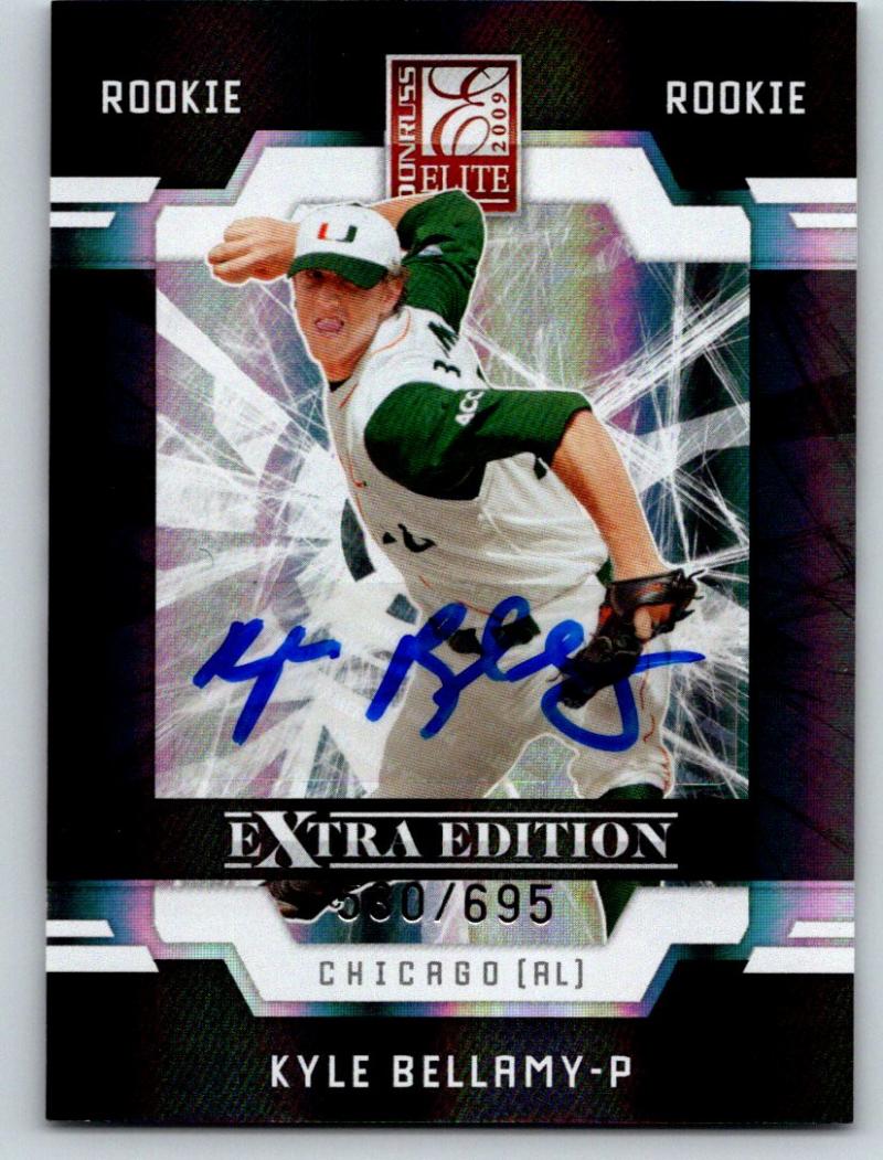 2009 Donruss Elite Extra Edition Kyle Bellamy RC Auto 530/695 03539 Image 1