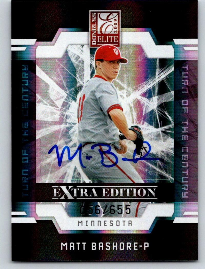 2009 Donruss Elite Extra Edition Signature Auto Matt Bashore 56/655 03547 Image 1