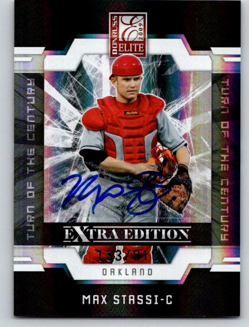 2009 Donruss Elite Extra Edition Signature Auto Max Stassi 133/810 03549