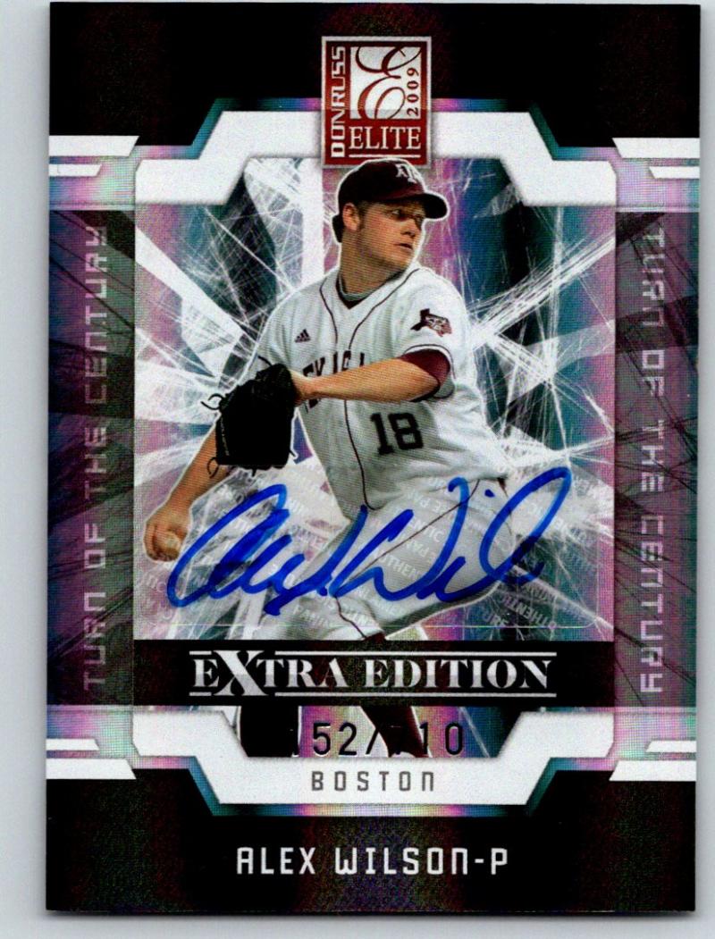 2009 Donruss Elite Extra Edition Signature Auto Alex Wilson 152/710 03550 Image 1