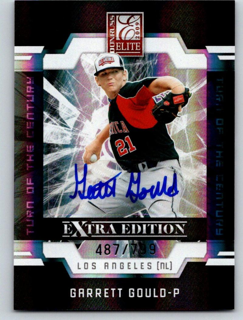 2009 Donruss Elite Extra Edition Signature Garrett Gould 487/799 03552 Image 1