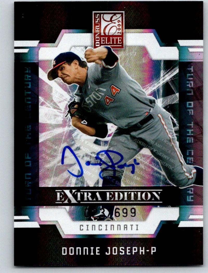 2009 Donruss Elite Extra Edition Signature Donnie Joseph 23/699 03553 Image 1