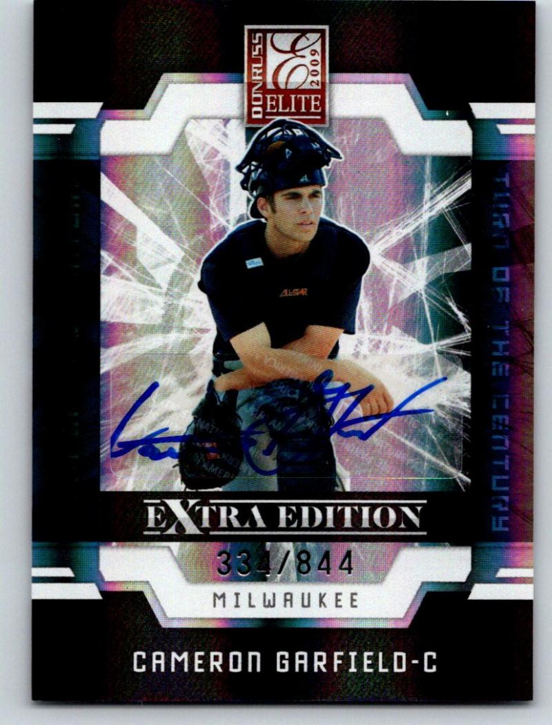2009 Donruss Elite Extra Edition Signature Cameron Garfield 334/844 03554 Image 1