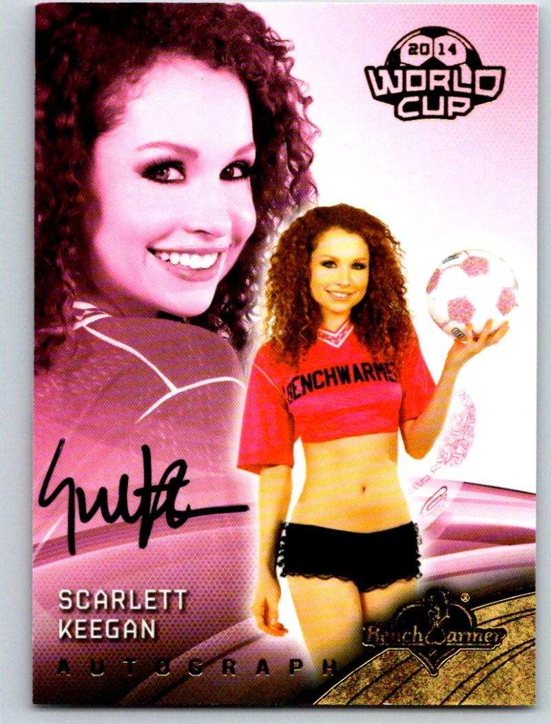 (HCW) 2014 Bench Warmer Soccer World Cup Autographs Scarlett Keegan 03559
