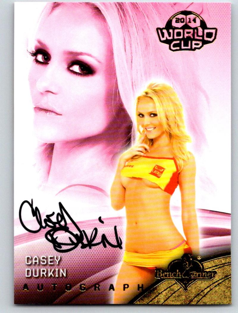 (HCW) 2014 Bench Warmer Soccer World Cup Autographs Casey Durkin 03581