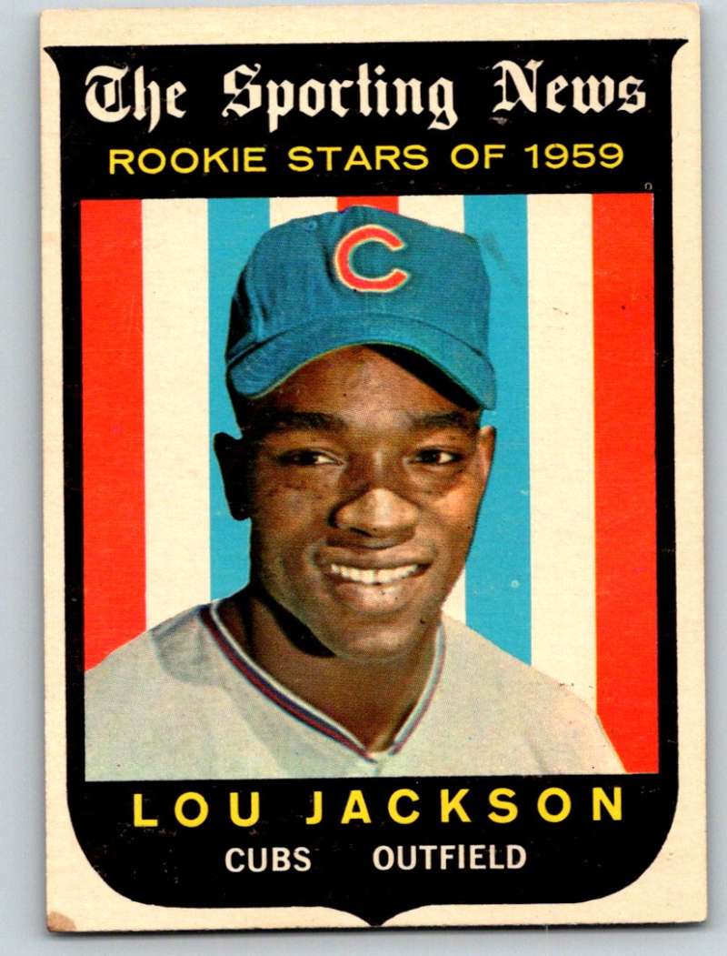 1959 Topps #130 Lou Jackson RC Rookie Cubs 3600 Image 1