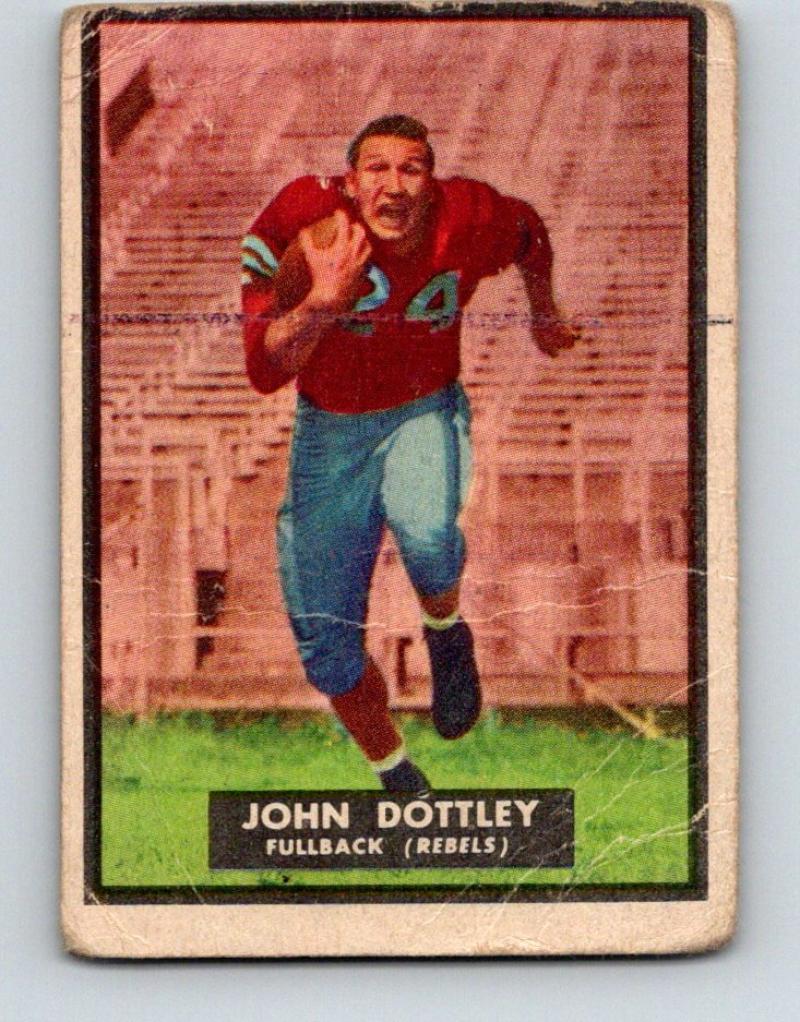 1951 Topps Magic #62 John Dottley Football NFL Vintage Card 03760