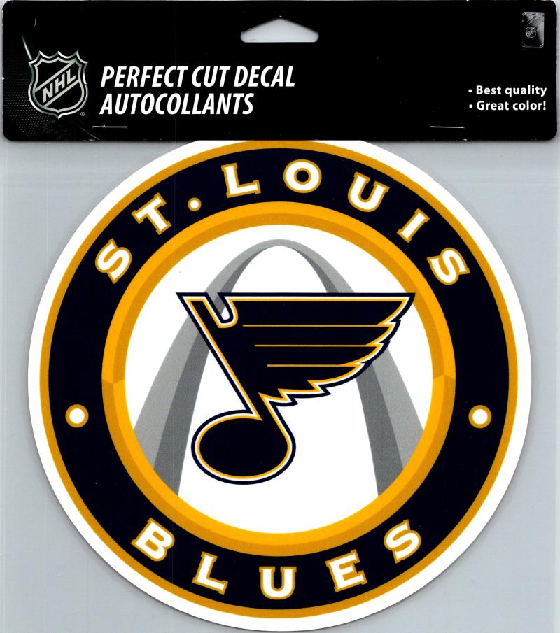 St. Louis Blues Perfect Cut 8"x8" Large Licensed Decal Sticker