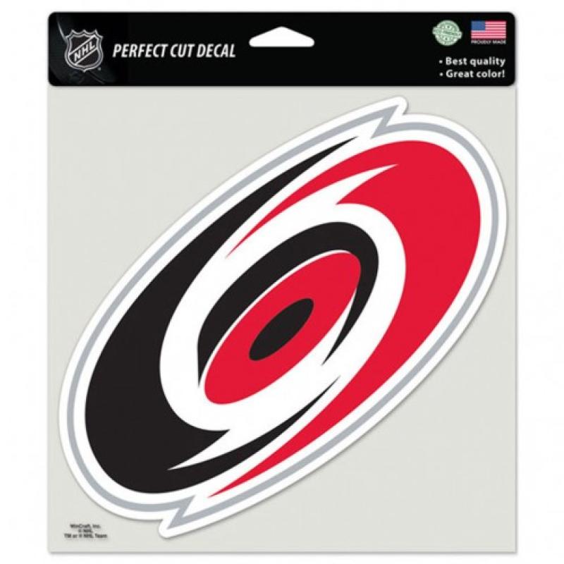 Carolina Hurricanes Perfect Cut 8"x8" Large Licensed Decal Sticker Image 1