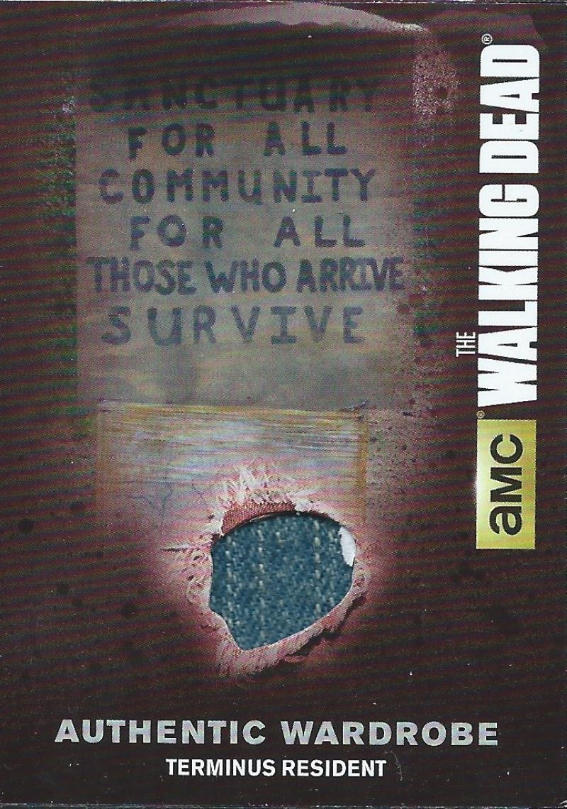 (HCW) 2016 Cryptozoic The Walking Dead Season 4 Terminus Authentic Wardrobe M57 Image 1