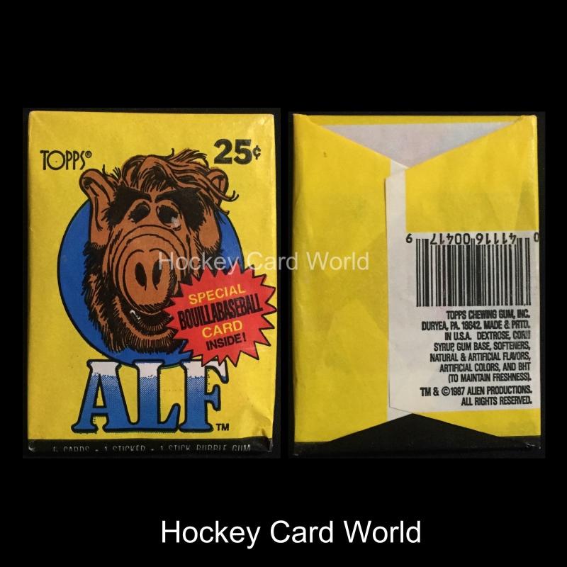 1987 Topps ALF Series 1 Hobby Pack - 5 Trading Cards + 1 Sticker + Gum