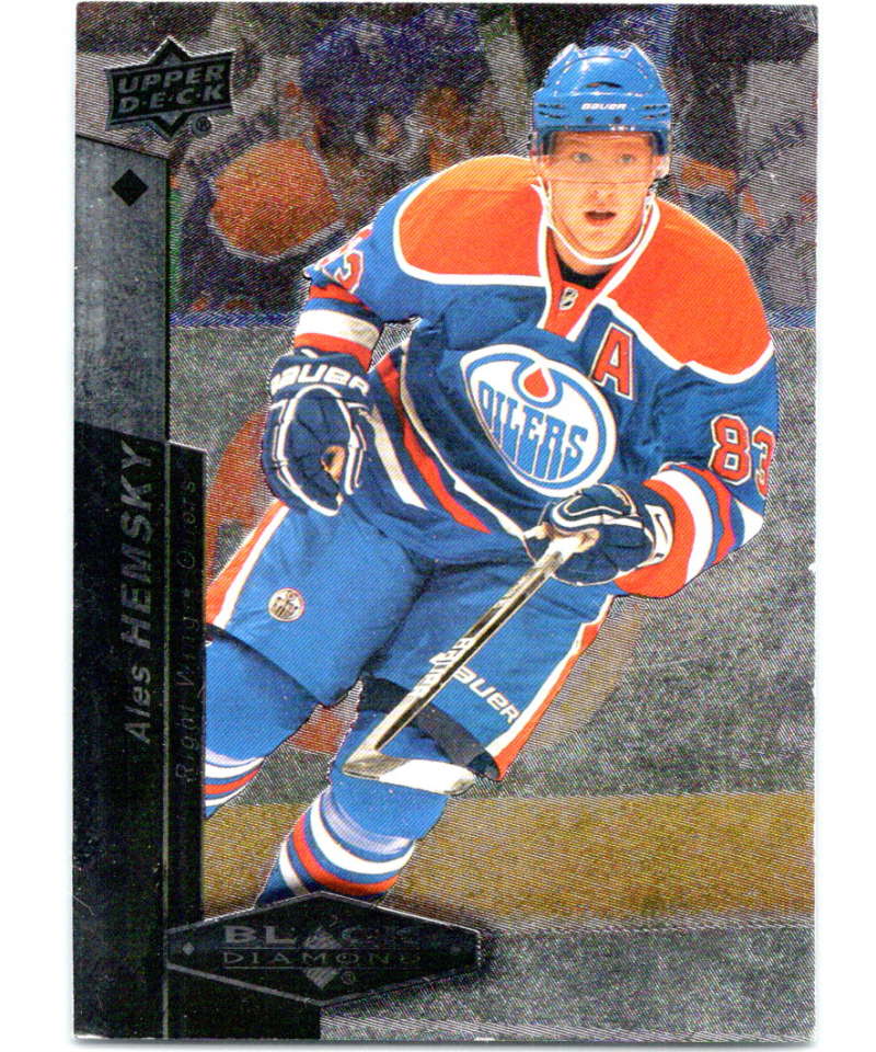 2010-11 Upper Deck Black Diamond #1 Ales Hemsky Oilers Hockey Image 1