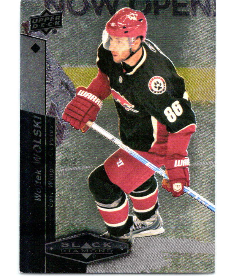2010-11 Upper Deck Black Diamond #4 Wojtek Wolski Coyotes Hockey Image 1
