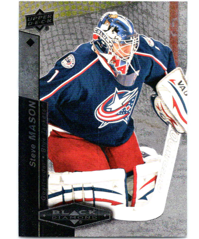 2010-11 Upper Deck Black Diamond #12 Steve Mason Blue Jackets Hockey Image 1