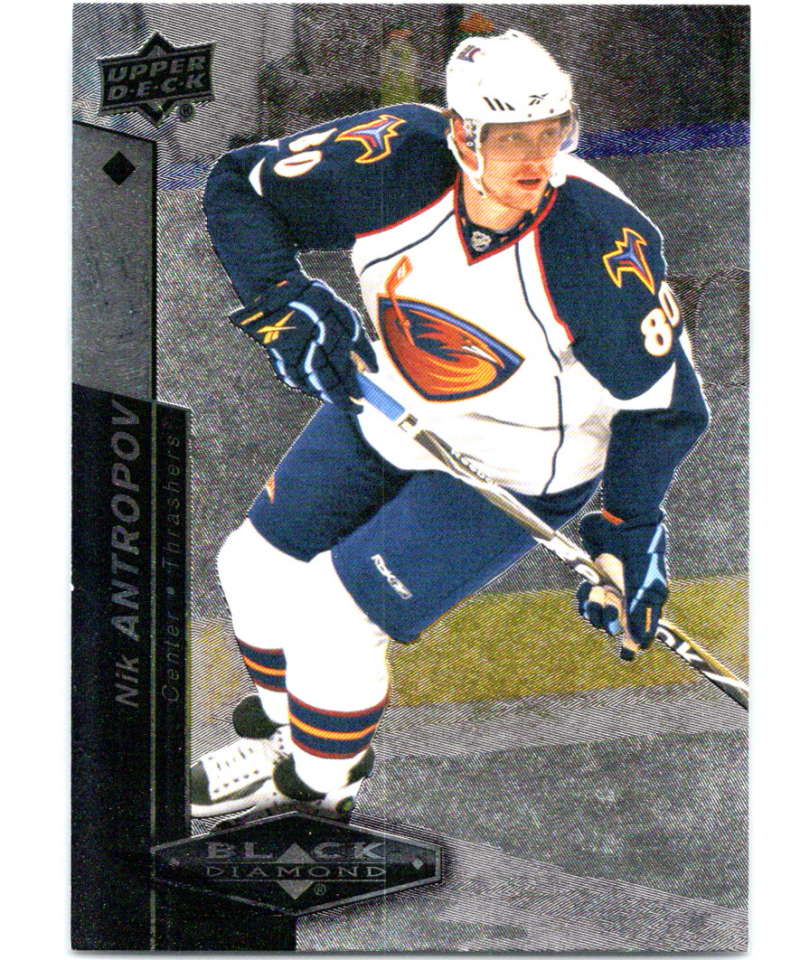 2010-11 Upper Deck Black Diamond #20 Nik Antropov Thrashers Hockey Image 1