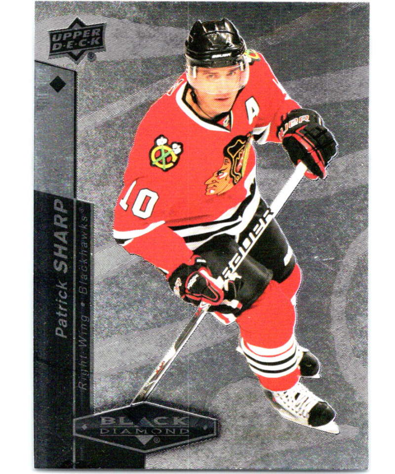 2010-11 Upper Deck Black Diamond #21 Patrick Sharp Blackhawks Hockey Image 1