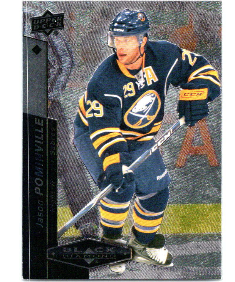 2010-11 Upper Deck Black Diamond #27 Jason Pominville Sabres Hockey Image 1