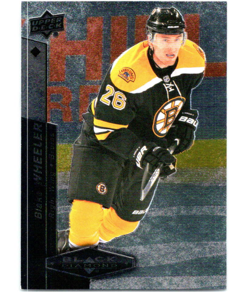 2010-11 Upper Deck Black Diamond #34 Blake Wheeler Bruins Hockey Image 1