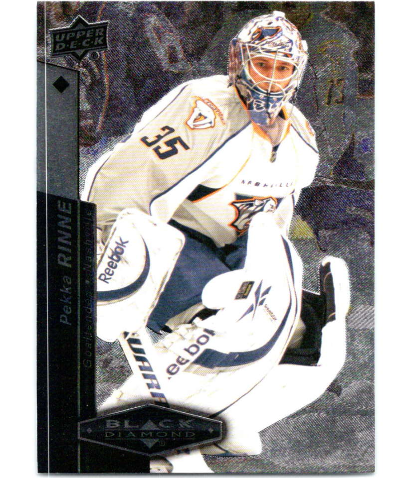 2010-11 Upper Deck Black Diamond #40 Pekka Rinne Predators Hockey Image 1