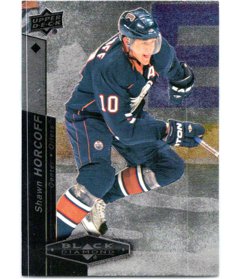 2010-11 Upper Deck Black Diamond #45 Shawn Horcoff Oilers Hockey Image 1