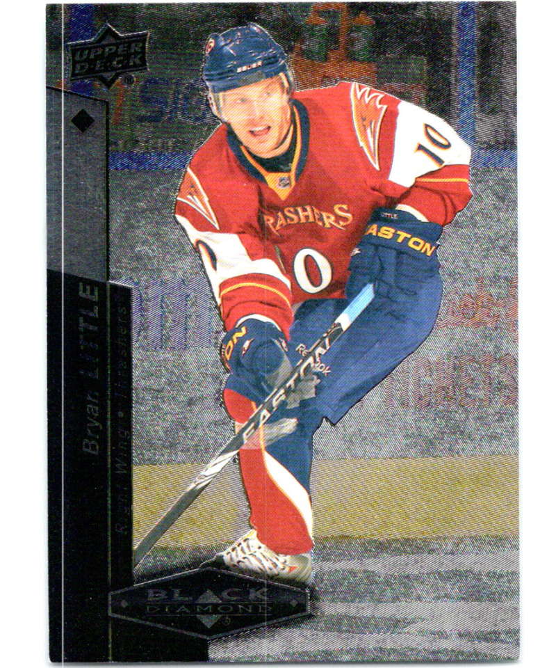 2010-11 Upper Deck Black Diamond #55 Bryan Little Thrashers Hockey Image 1